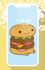 اسکرین شات برنامه Cute Food Wallpaper 3