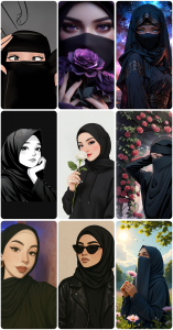 اسکرین شات 1 برنامه Hijab Wallpapers & Islamic
