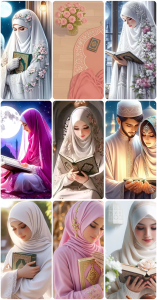 اسکرین شات 6 برنامه Hijab Wallpapers & Islamic