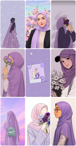 اسکرین شات 7 برنامه Hijab Wallpapers & Islamic