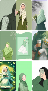 اسکرین شات 6 برنامه Hijab Wallpapers & Islamic