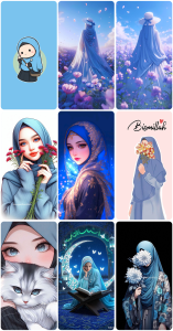 اسکرین شات 2 برنامه Hijab Wallpapers & Islamic