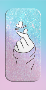 اسکرین شات 5 برنامه Finger Heart Wallpaper