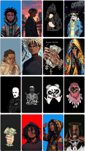 اسکرین شات 4 برنامه Ghetto Wallpaper: Dope, Trill