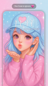 اسکرین شات 8 برنامه Cute Girly Wallpaper Aesthetic