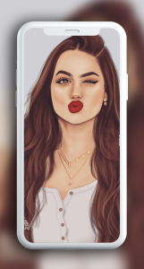 اسکرین شات 5 برنامه Girly M: Cute Beauty Wallpaper