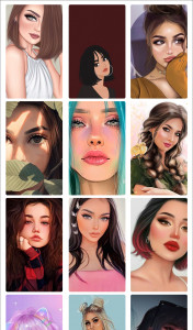 اسکرین شات 1 برنامه Girly M Wallpaper