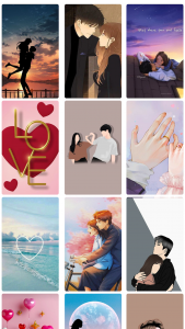 اسکرین شات 2 برنامه Love Wallpapers
