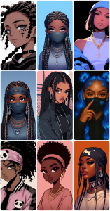 اسکرین شات 3 برنامه Melanin aesthetic wallpapers