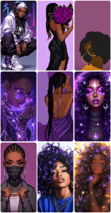 اسکرین شات 6 برنامه Melanin aesthetic wallpapers