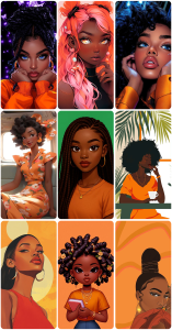 اسکرین شات 7 برنامه Melanin aesthetic wallpapers