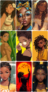 اسکرین شات 5 برنامه Melanin aesthetic wallpapers