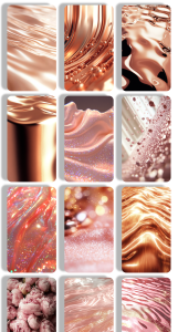 اسکرین شات 8 برنامه Rose Gold Wallpaper