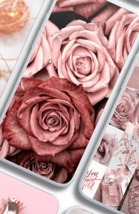 اسکرین شات برنامه Rose Gold Wallpaper 3