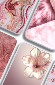 اسکرین شات برنامه Rose Gold Wallpaper 5
