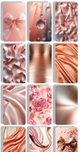 اسکرین شات 4 برنامه Rose Gold Wallpaper