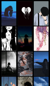 اسکرین شات 3 برنامه Sad Aesthetic Wallpaper