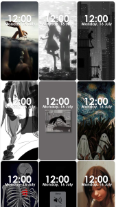 اسکرین شات 5 برنامه Sad Anime Wallpaper