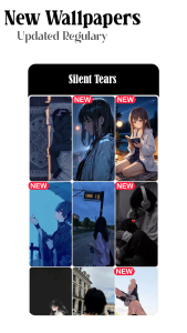 اسکرین شات 8 برنامه Sad Anime Wallpaper