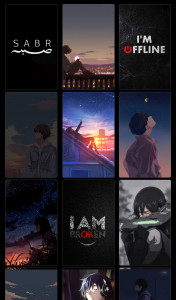 اسکرین شات 7 برنامه Sad Aesthetic Wallpaper