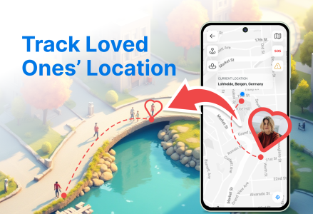 اسکرین شات 2 برنامه GPS Location Tracker for Phone