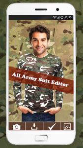 اسکرین شات برنامه All Army Suit Editor 2019 4