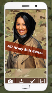 اسکرین شات برنامه All Army Suit Editor 2019 3