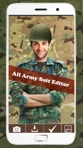 اسکرین شات برنامه All Army Suit Editor 2019 2