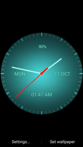 اسکرین شات 5 برنامه Analog clock Live WP
