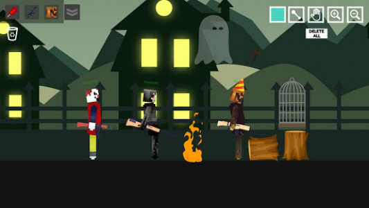 اسکرین شات بازی Halloween Ragdoll Playground: Human Witch 2
