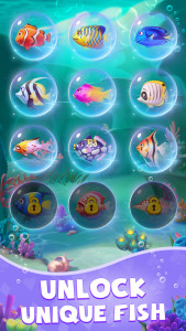 اسکرین شات بازی Solitaire: Fish Aquarium 3