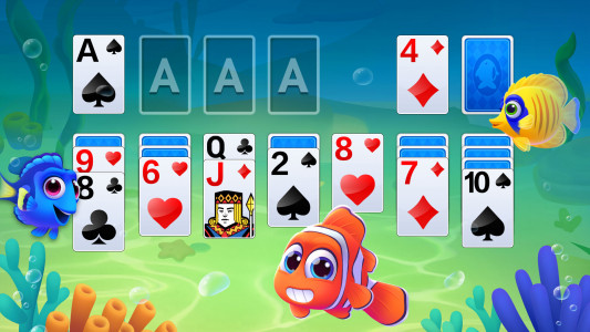 اسکرین شات بازی Solitaire Fish 1