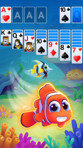اسکرین شات بازی Solitaire Fish 4