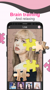 اسکرین شات بازی BlackPink Jigsaw Puzzle Game 4