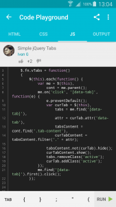 اسکرین شات برنامه Learn jQuery 4