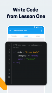 اسکرین شات 3 برنامه Sololearn: Learn to code