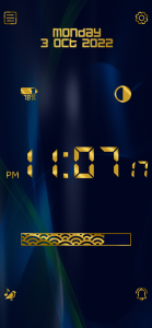 اسکرین شات 1 برنامه Amazing Talking Clock