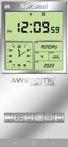 اسکرین شات 2 برنامه Awesome Alarm Clock