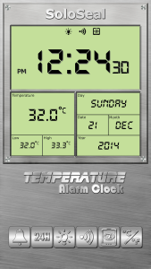 اسکرین شات 2 برنامه Temperature Alarm Clock