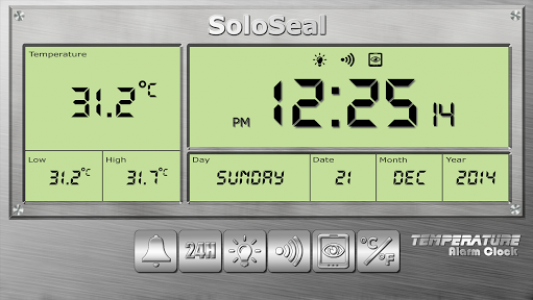 اسکرین شات برنامه Temperature Alarm Clock 6