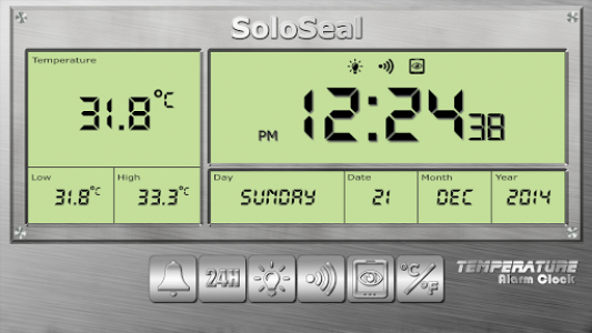 اسکرین شات برنامه Temperature Alarm Clock 3