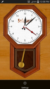 اسکرین شات 2 برنامه Tick Tock Pendulum Clock
