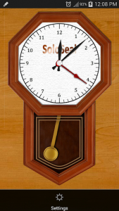 اسکرین شات برنامه Tick Tock Pendulum Clock 2