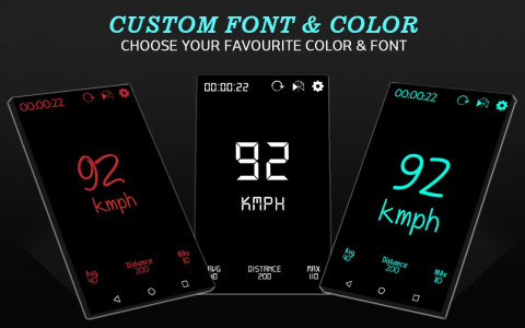 اسکرین شات 3 برنامه Digital GPS Speedometer