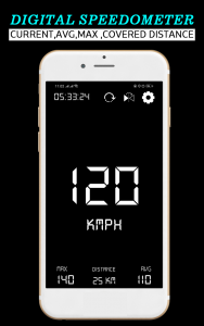 اسکرین شات برنامه Digital GPS Speedometer 5