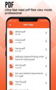 اسکرین شات برنامه Document Reader :  PDF Creator 7