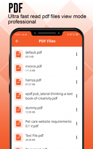 اسکرین شات 7 برنامه Document Reader :  PDF Creator