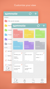 اسکرین شات 1 برنامه SomNote - Beautiful note app