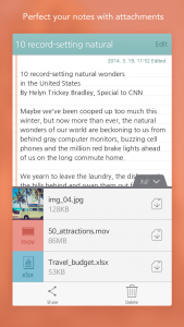 اسکرین شات 2 برنامه SomNote - Beautiful note app
