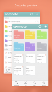 اسکرین شات برنامه SomNote - Beautiful note app 1